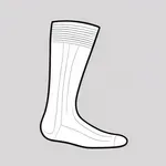 white crew socks image